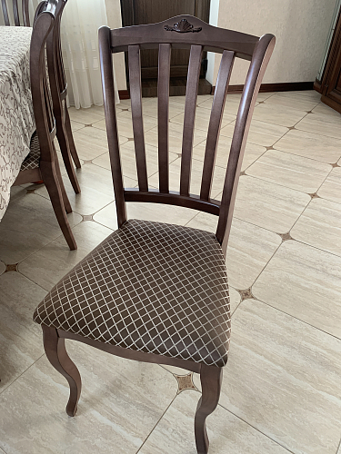 Деревянный стул Виньетта белый / лайн белый люкс фото покупателя 14